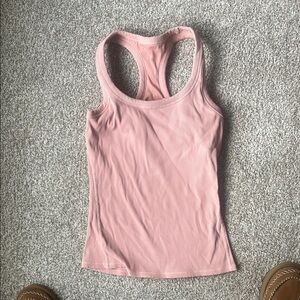 Alo Pink Racerback Tank Top